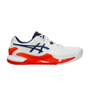 ASICS Gel Resolution 9 Wide 'White Blue Expanse Koi' Espaces blancs/bleus 1041A376 102
