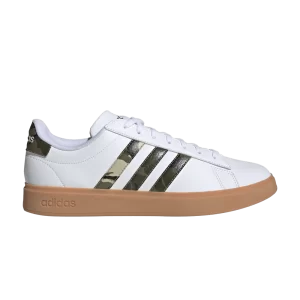 adidas Grand Court 2.0 'White Camo Gum' Blanc Nuage/Olive Strata/Gris ID2955