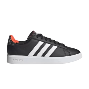 Baskets adidas Grand Court Cloudfoam 'Black Plaid' Couleur noir/blanc nuage/gris deux HQ1721