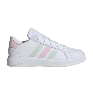Baskets adidas Grand Court Lace-Up K 'White Crystal Jade Pink' Nuage blanc/Crystal Jade/Rose vif IH4886