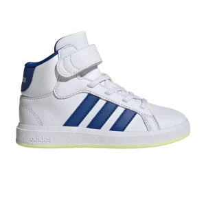 adidas Grand Court Mid K Blanc Royal Bleu Blanc Nuage/Bleu Royal/Jaune Glace IE3861