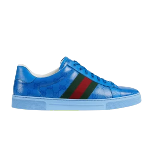 Gucci Ace 'GG Crystal Canvas – Bleu 'Baskets Bleu/Vert/Rouge 760775 FACRF 4349
