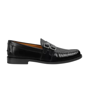 Gucci Buckle Loafer 'GG Monogram - Noir 'Baskets Noir 762312 17X30 1000