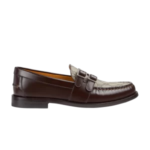 Gucci Buckle Loafer 'GG Monogram - Baskets Marron Foncé 'Marron foncé 762312 17X30 2143