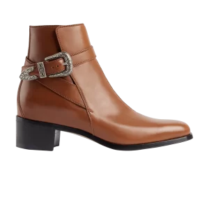 Gucci Bottines à boucle 'Marron' Baskets Marron 723657 1W600 2535