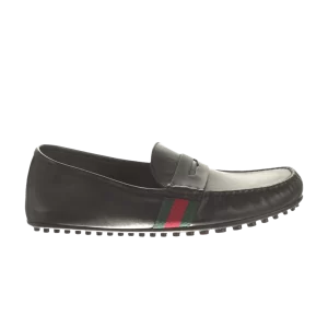 Baskets Gucci Mocassins 'Noir Vert Rouge' Noir 566294 BTRE0 1060