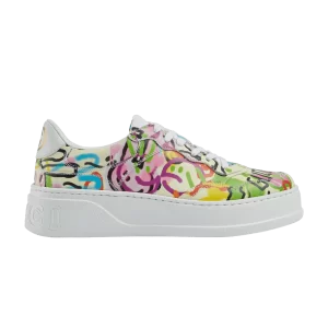 Gucci Platform Trainer 'Year of the Rabbit – Graffiti Print 'Ivoire/Multi/Blanc 727832 AABKS 9250