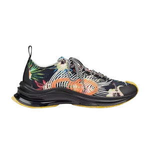 Gucci Run Sneaker 'Floral' Noir 698547 UZJ10 8560