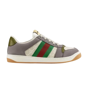 Gucci Screener 'GG Canvas – Baskets Gris Beige 'Beige/Blanc 703648 UULG0 9680
