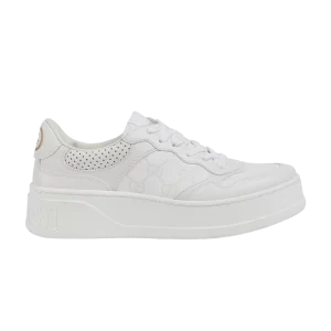 Gucci Wmns GG Sneaker 'Blanc Gris 'Blanc/Gris 700775 AACV2 9048