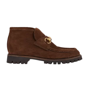 Gucci Wmns Horsebit Ankle Boot 'Washed Brown' Baskets Marron délavé 764206 0PV00 2206