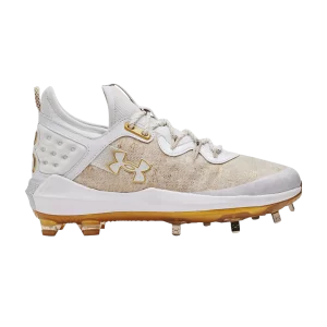 Under Armour Harper 8 Low ST 'White Metallic Gold' Baskets Blanc/Or métallisé 3026588 100
