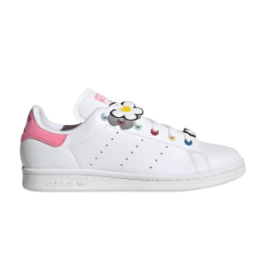 Baskets adidas Hello Kitty x Stan Smith J 'Floral Beads' Nuage blanc/Nuage blanc/Rose Couleur du bonheur ID7230