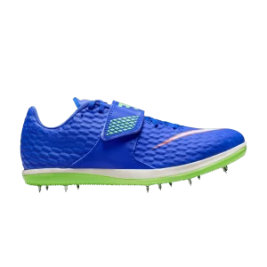 Nike High Jump Elite 'Racer Blue Lime Blast' Bleu/Lime Burst/Orange sécurité/Blanc 806561 400