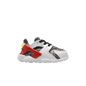 Nike Huarache Run SE TD 'Doodle' Blanc sommet/Rouge épicé/Noir/Léger citron Twist DV2244 100