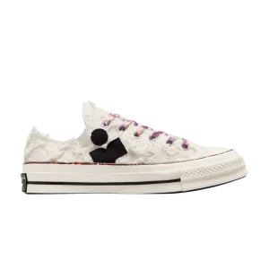 Converse Isabel Marant x Chuck 70 Low 'Vanilla White' Baskets Blanc vanille/Noir/Rouge A10800C