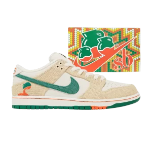 Nike Jarritos x Dunk Low SB Special Box Fantôme/Orange sécurité/Malachite FD0860 001 SB