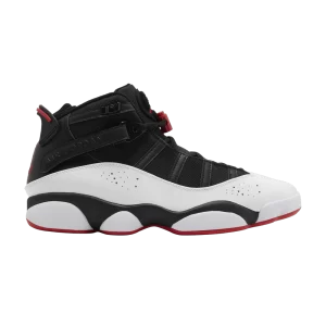 Air Jordan 6 Rings 'Black Varsity Red' Noir/Blanc/University Rouge 322992 067