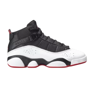 Air Jordan 6 Rings PS 'Black Varsity Red' Noir/Blanc/University Rouge 323432 067