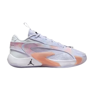 Air Jordan Luka 2 PF 'Nebula' Baskets Football Gris/Oxygène Violet/Arctique Orange/Noir DX9012 005