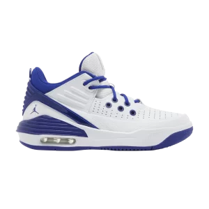 Air Jordan Max Aura 5 GS 'Blanc Radiant Bleu' Blanc/Noir/Bleu Radiant DZ4352 140