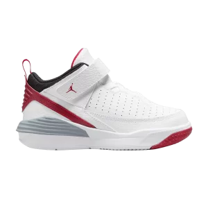 Air Jordan Max Aura 5 PS 'White Varsity Red' Blanc/Rouge/Gris loup/Noir DZ4354 101