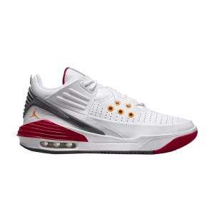 Air Jordan Max Aura 5 'White Cardinal Red' Blanc/Rouge Cardinal/Graphite Clair/Orange Vif DZ4353 160
