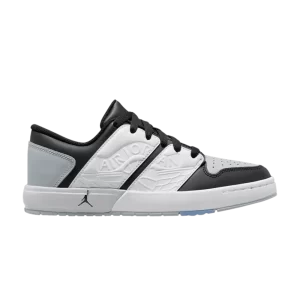 Air Jordan Nu Retro 1 Low GS 'Light Smoke Grey' Blanc/Light Smoke Gris/Rouge/Noir FB4412 106