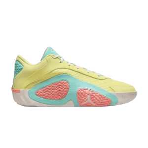 Air Jordan Tatum 2 PF 'Lemonade' Baskets Citron clair/Voile/Vert aurore/Rose atomique FJ6458 700