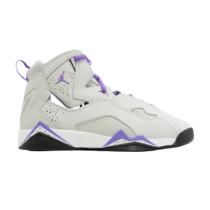 Air Jordan True Flight GS 'Base Grey Purple Venom' Gris basique clair/Blanc/Noir/Venom Purple 343795 052