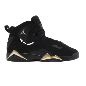 Air Jordan True Flight GS 'Black Metallic Gold' 2023 Noir/Or métallique/Blanc 343795 017