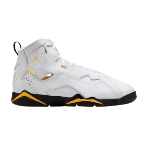 Air Jordan True Flight PS 'Blanc Jaune Ocre' Blanc/Jaune Ocre/Noir 343796 107