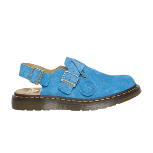 Baskets Dr. Martens Jorge Made in England Suede Slingback Mule 'Bleu 'Bleu 31361416