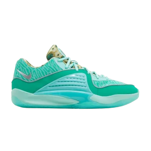 Nike KD 16 NRG 'Wanda' Baskets Menthe Mousse/Argent Métallique/Emeraude Lever du Soleil/Vert Stade/Platine Pur/Gris Fumée DV2917 301