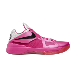 Nike Zoom KD 4 'Aunt Pearl' 2024 Pinkfire 2/Noir/Argent métallique HF9098 600