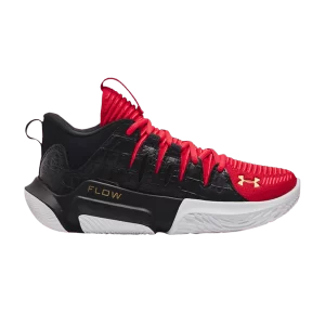 Under Armour Kelsey Plum x Wmns Flow Breakthru 4 'Las Vegas Aces' Baskets Noir/Rouge/Or 3028060 001