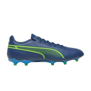 Puma King Pro FG AG 'Gear Up Pack' Baskets Bleu Persan/Vert Pro/Bleu Ultra 107566 02