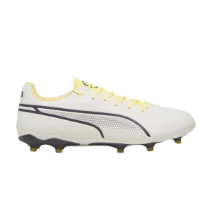 Puma King Pro FG AG 'Voltage Pack' baskets Montagne neige/Asphalte/Jaune feu 107566 03
