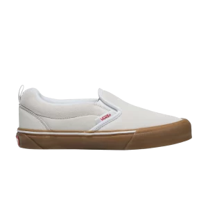 Vans Knu Slip-On 'White Gum' Baskets Blanc VN0009QDWHT