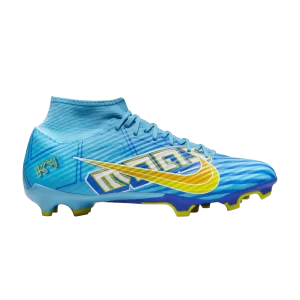 Nike Kylian Mbappé x Zoom Mercurial Superfly 9 Academy FG MG 'Motivation Pack' Bleu Baltique/Blanc DO9345 400