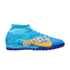 Nike Kylian Mbappé x Zoom Mercurial Superfly 9 Academy TF 'Motivation Pack' Bleu Baltique/Blanc DO9347 400