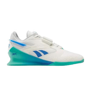 Reebok Legacy Lifter 3 'Chalk Unleashed Green Blue' Craie/Vert Unleashed/Bleu cinétique 100201520