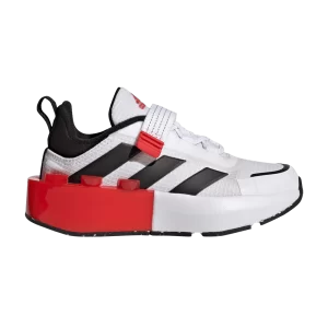 adidas LEGO x Tech Runner Little Kid 'Blanc Noir Rouge' Baskets Blanc Nuage/Noir/Rouge ID9530