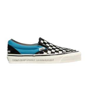 Vans Liberaiders x Classic Slip-On 98 DX 'Destination Unknown – Checkerboard Blue' Bleu/Marshmallow VN0007PJ7Z2