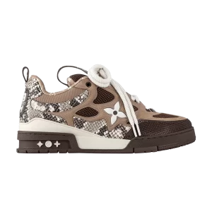 Baskets Louis Vuitton Skate 'Brown Python' Marron 1ABMGB