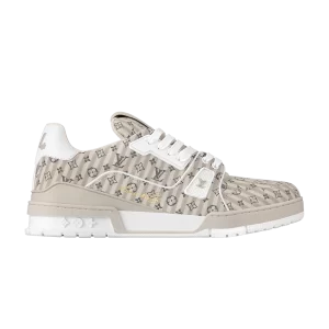 Louis Vuitton Trainer Low 'Mini Monogramme Rayé - Beige 'Beige 1ABG0O