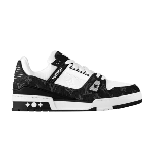 Baskets Louis Vuitton Wmns Trainer 'Black Monogram Denim' Noir 1AC2AB