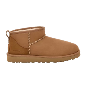 UGG Madhappy x Wmns Classic Ultra Mini Boot 'Chestnut' Baskets Châtaigne 1146332 CHE