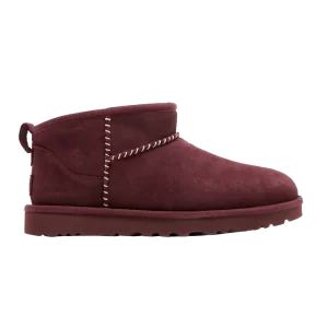 UGG Madhappy x Wmns Classic Ultra Mini Boot 'Wild Grape' Baskets Raisins sauvages 1146332 WGRP