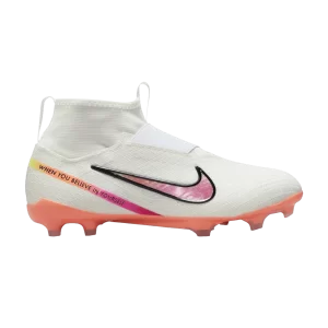 Nike Marcus Rashford x Zoom Mercurial Superfly 9 Pro FG GS 'Better Believe It' Blanc/Noir FD1172 100